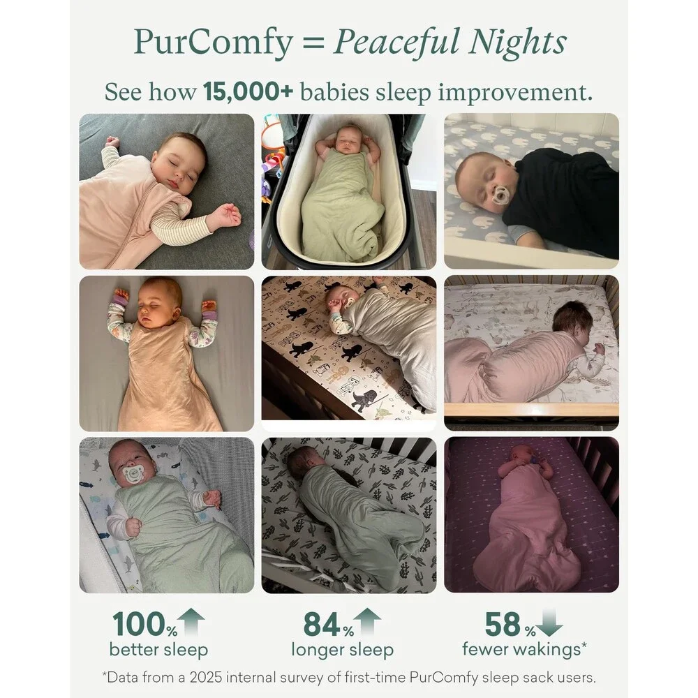 PurComfy Baby Supersoft Sleep Sack 10 TOG Premium Bamboo Viscose Sleeping 3-6M
